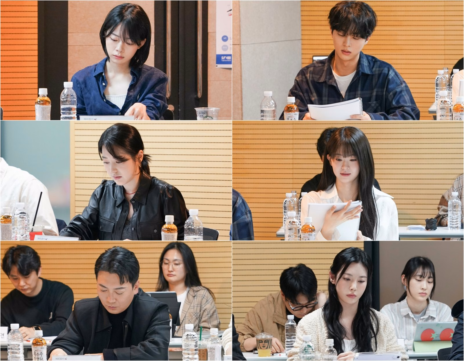 Lee Jae In, Kim Mu Jun, and Jang Da A posing for a promotional photo