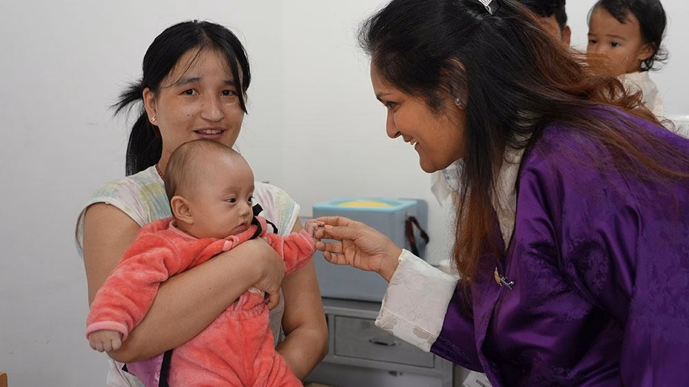 A mental health support session in progress