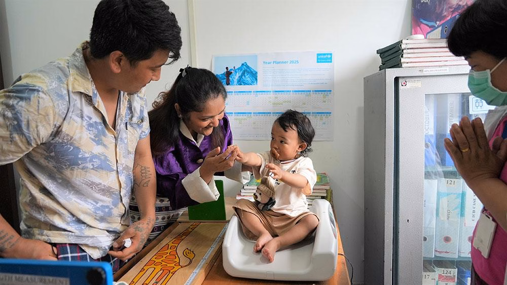 A child learning on a digital device