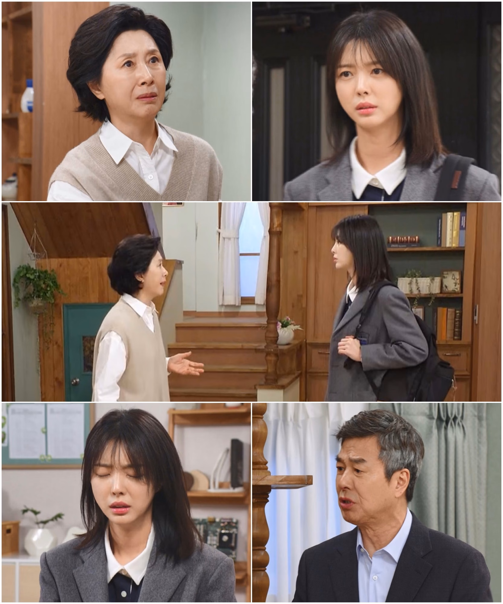 Uhm Hyun Kyung in a tense scene with her mother