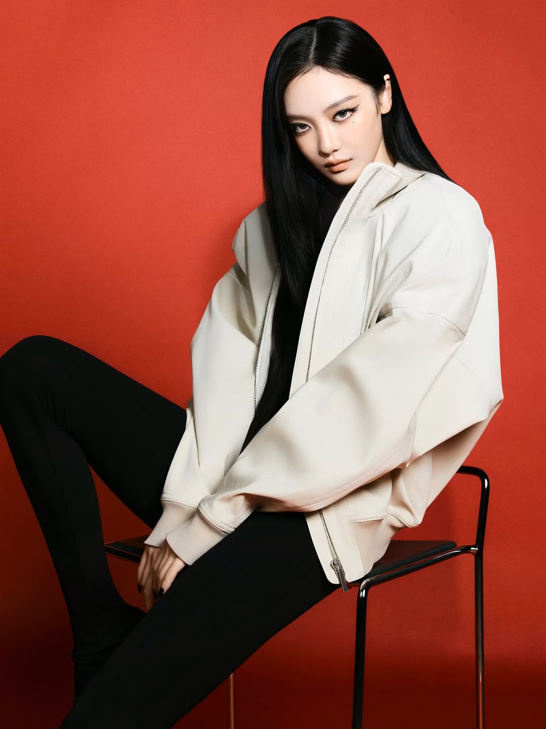 Ningning posing elegantly for Gucci