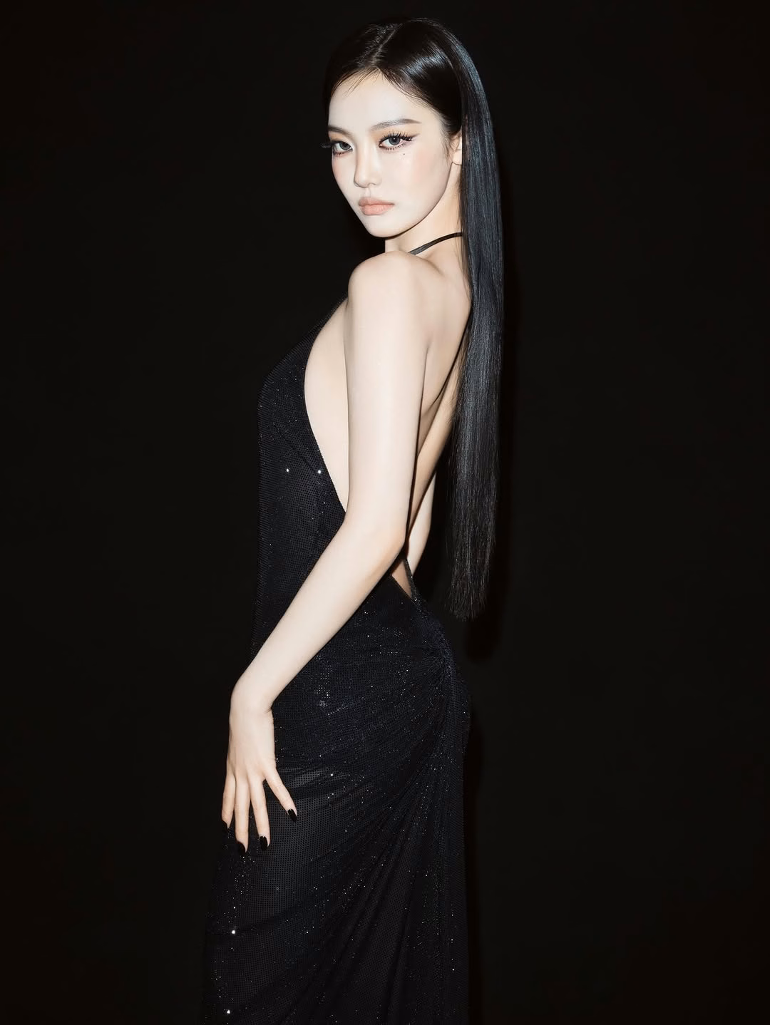 Ningning showcasing Gucci's latest collection