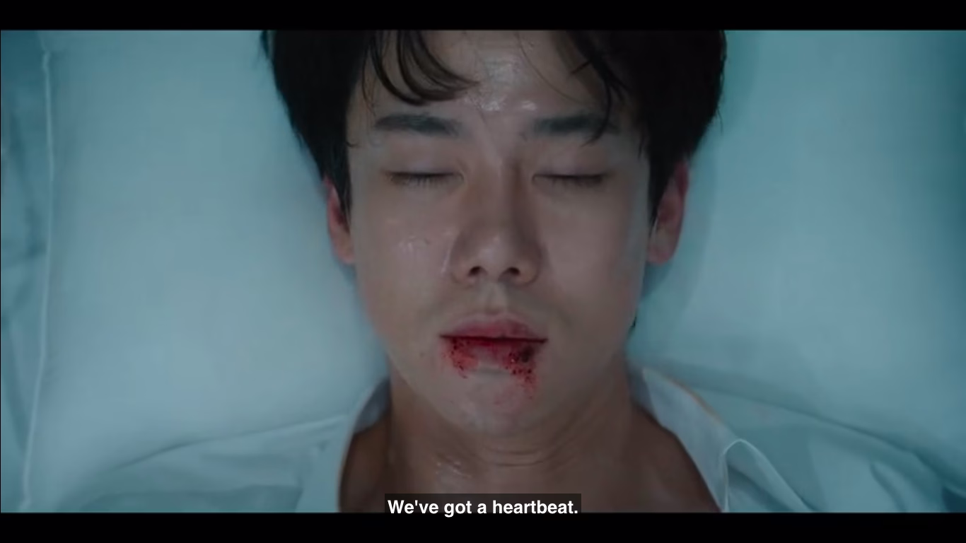 An emotional scene with the ghost