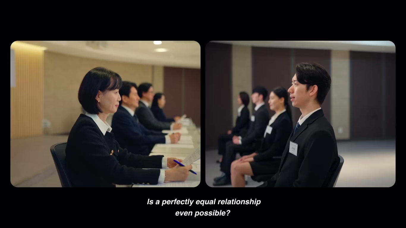 Tension between Joo In Ah and Noh Ki Jun