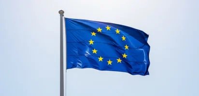 EU Flag representing European dissent