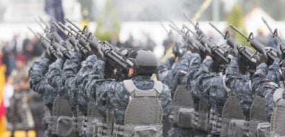 Mexican Federal Police in action