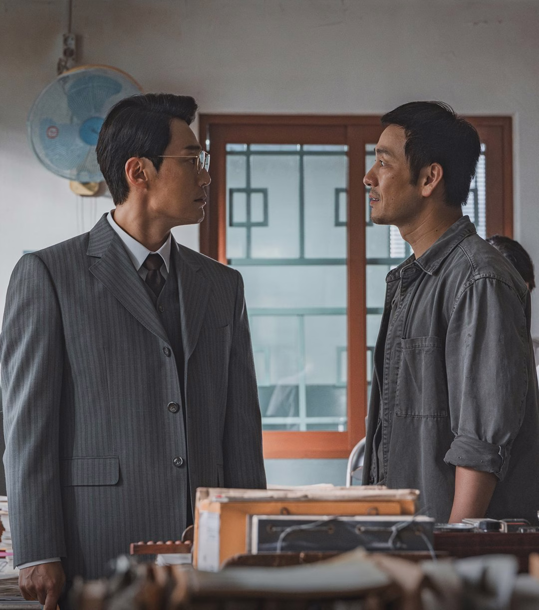 Intense confrontation scene
