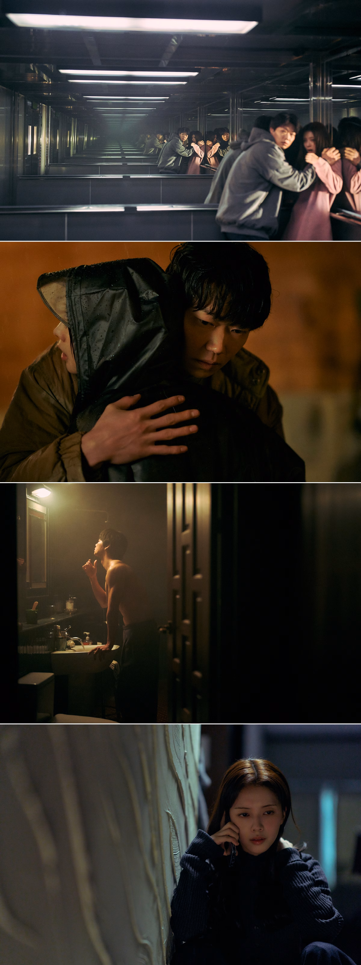 Roh Jeong Eui and Kasamatsu Sho in an intense scene