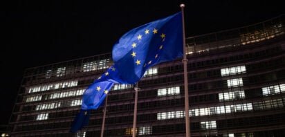 EU Flags representing international reaction