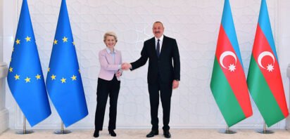 Ilham Aliyev with European Commission President