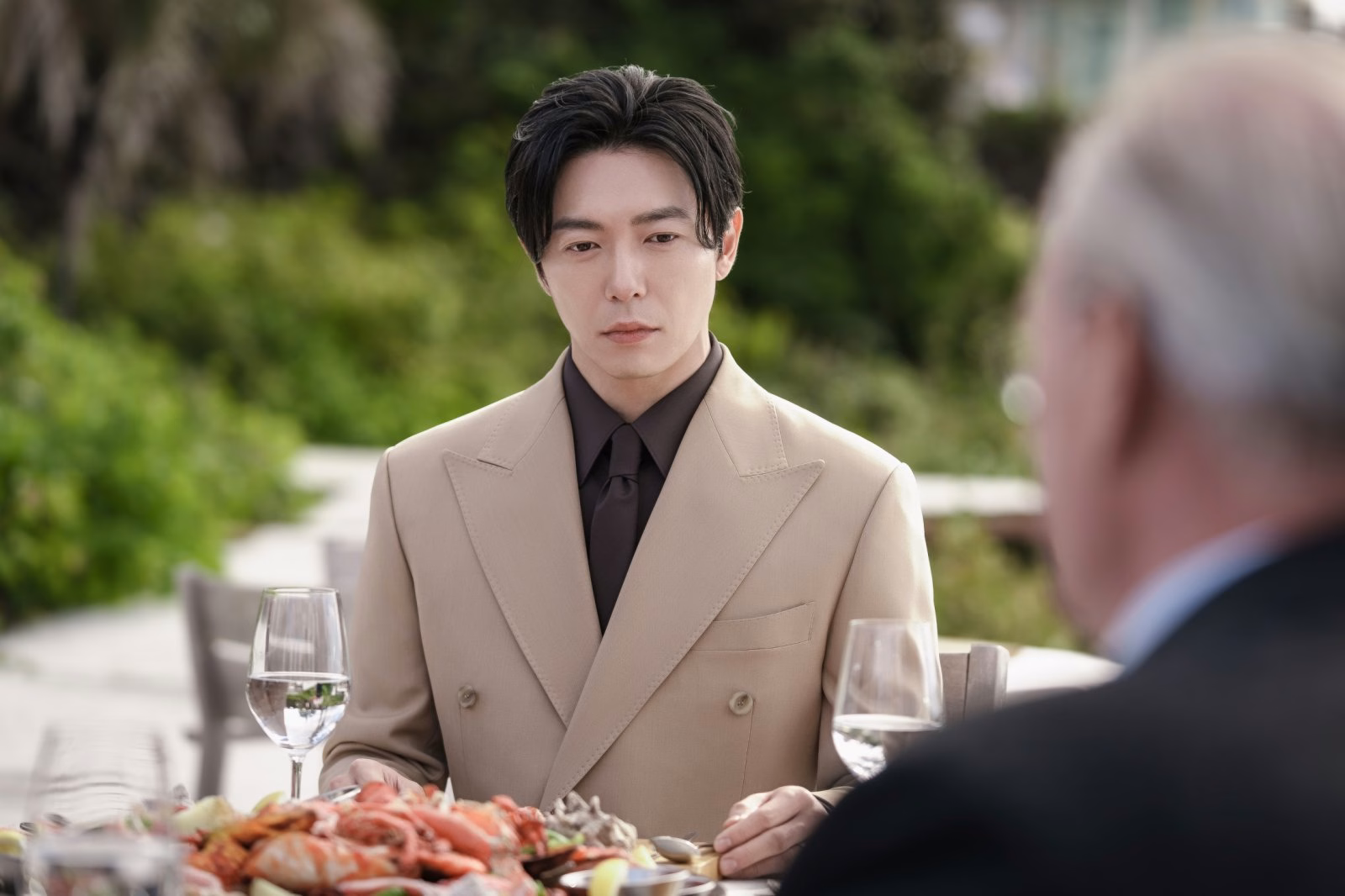 Kim Jae Wook in a contemplative moment