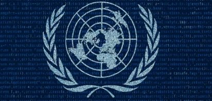 UN Flag as a symbol of international cooperation