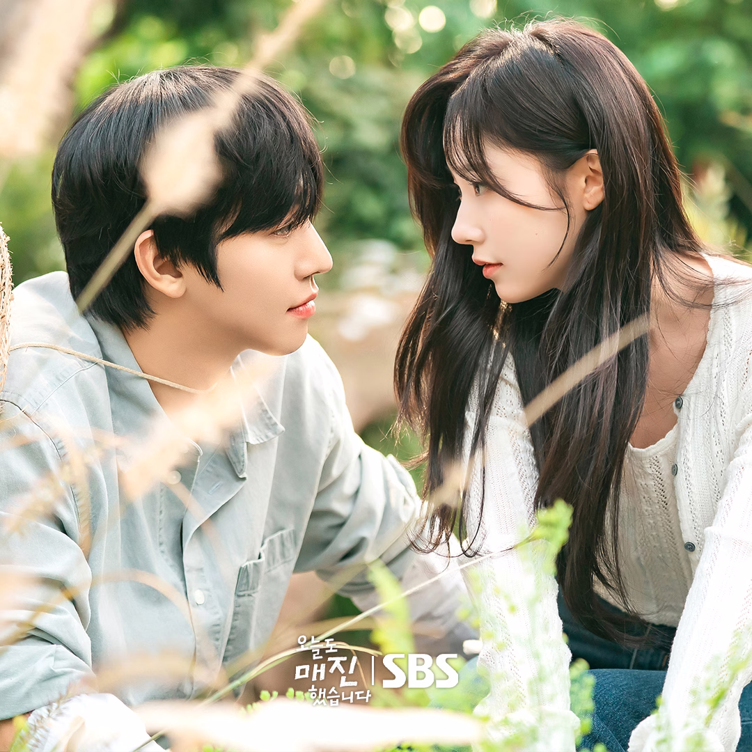 Matthew Lee and Dam Ye Jin in a tender moment