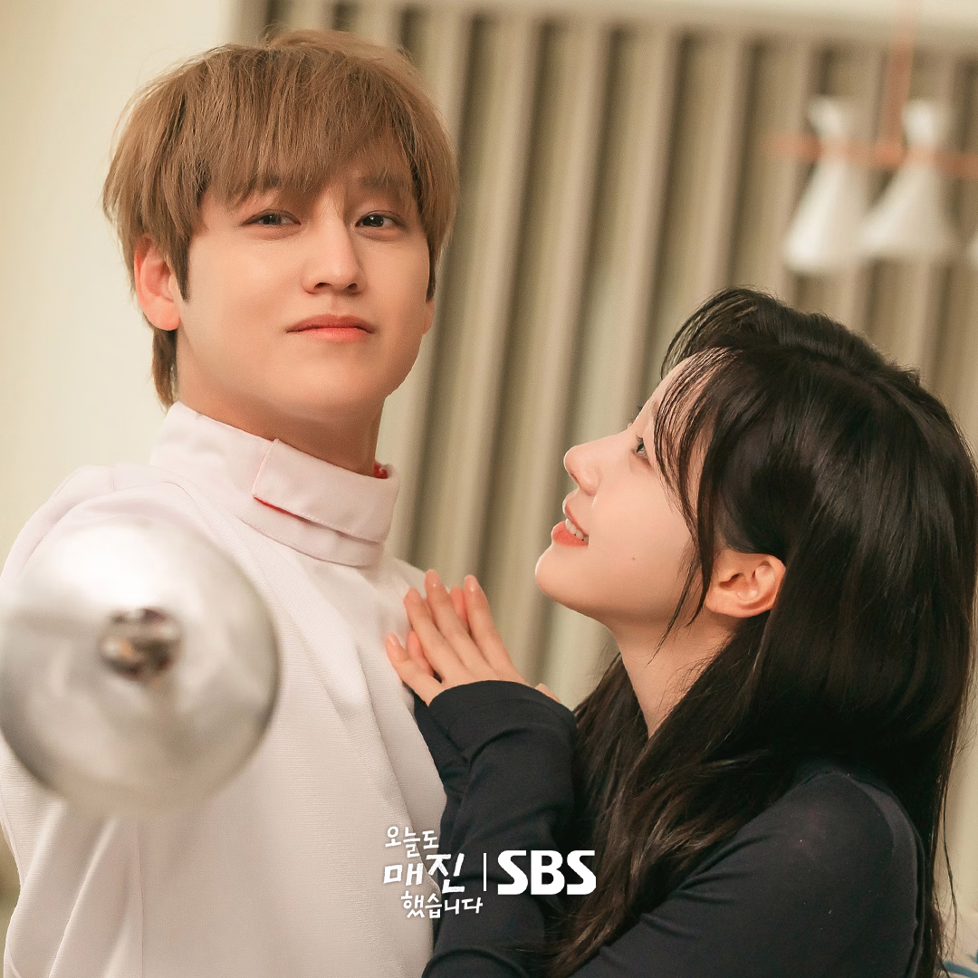 An intense moment between Matthew and Seo Eric