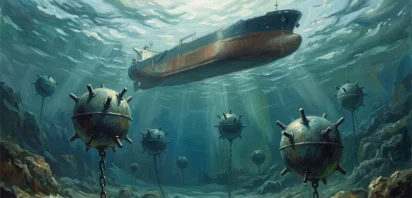 Sea mines in the Strait of Hormuz