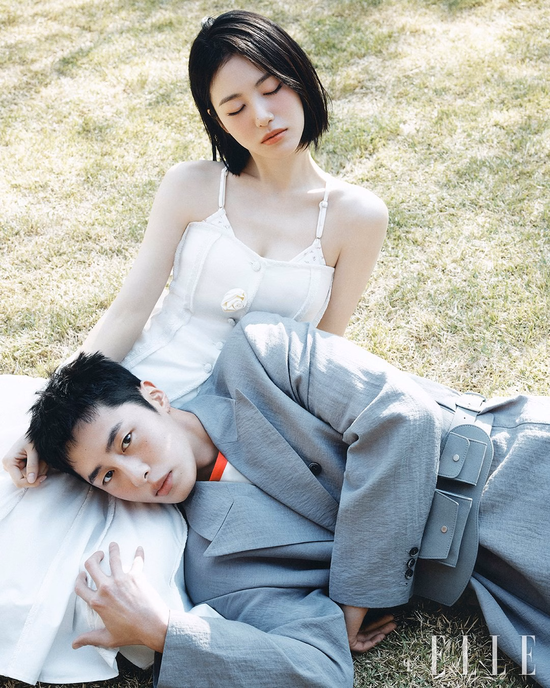 Lee Jae Wook & Shin Ye Eun during filming
