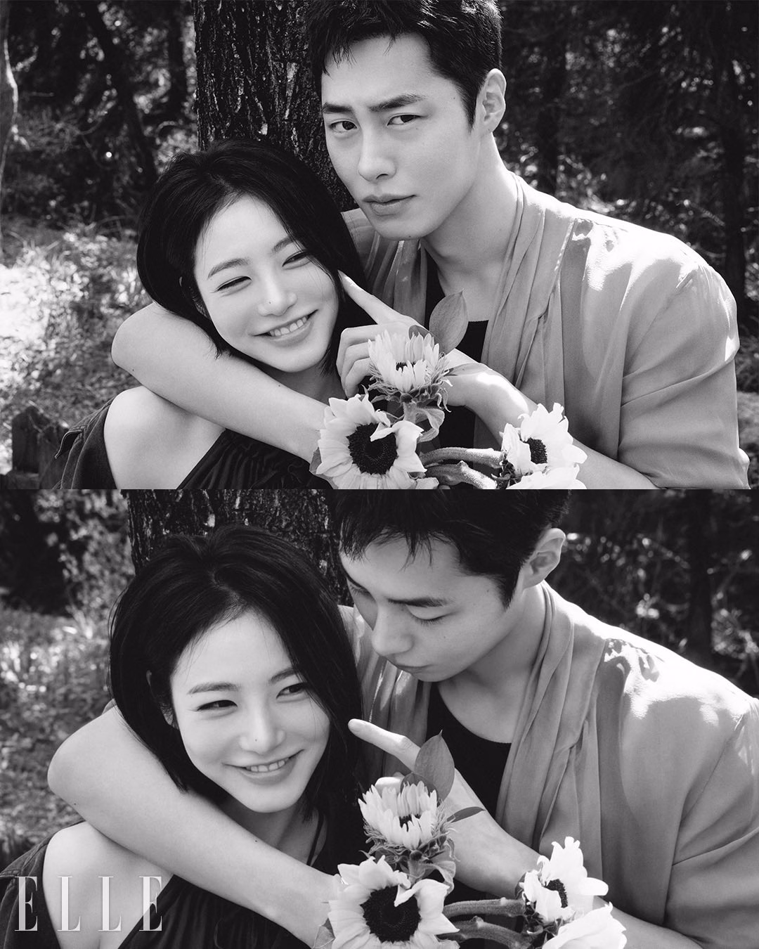 Lee Jae Wook & Shin Ye Eun sharing a moment