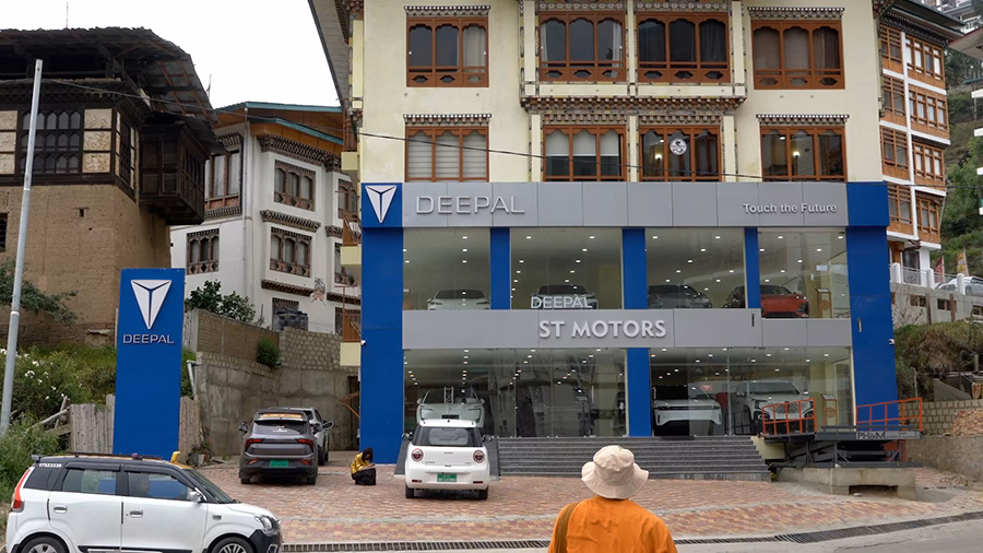 EV charging station in Bhutan