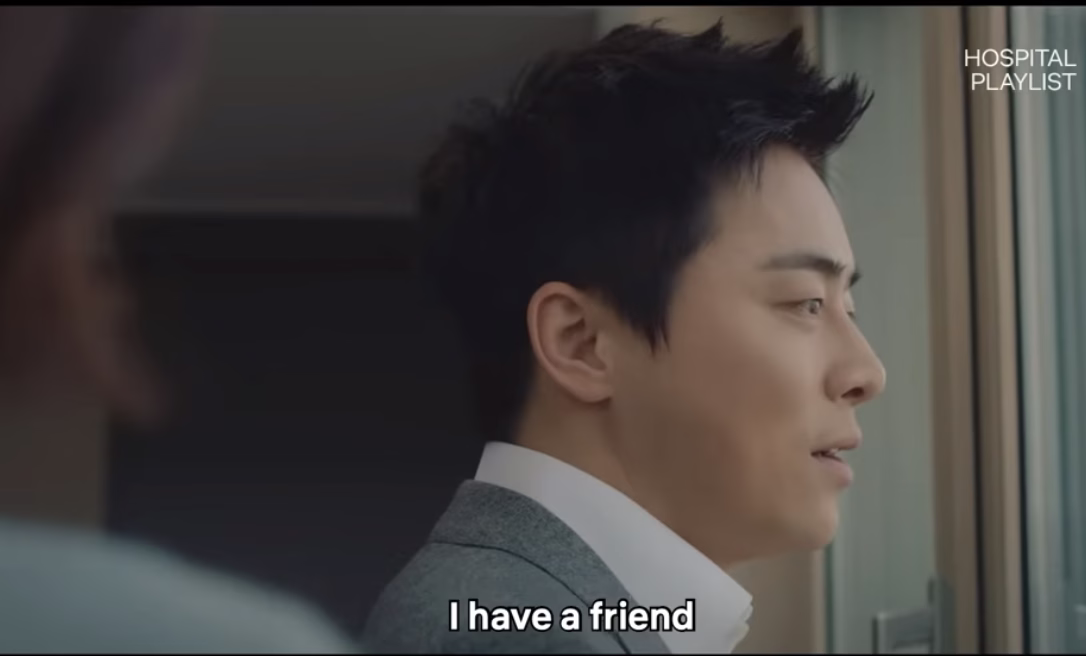 Ik Jun and Song Hwa's heartfelt moment