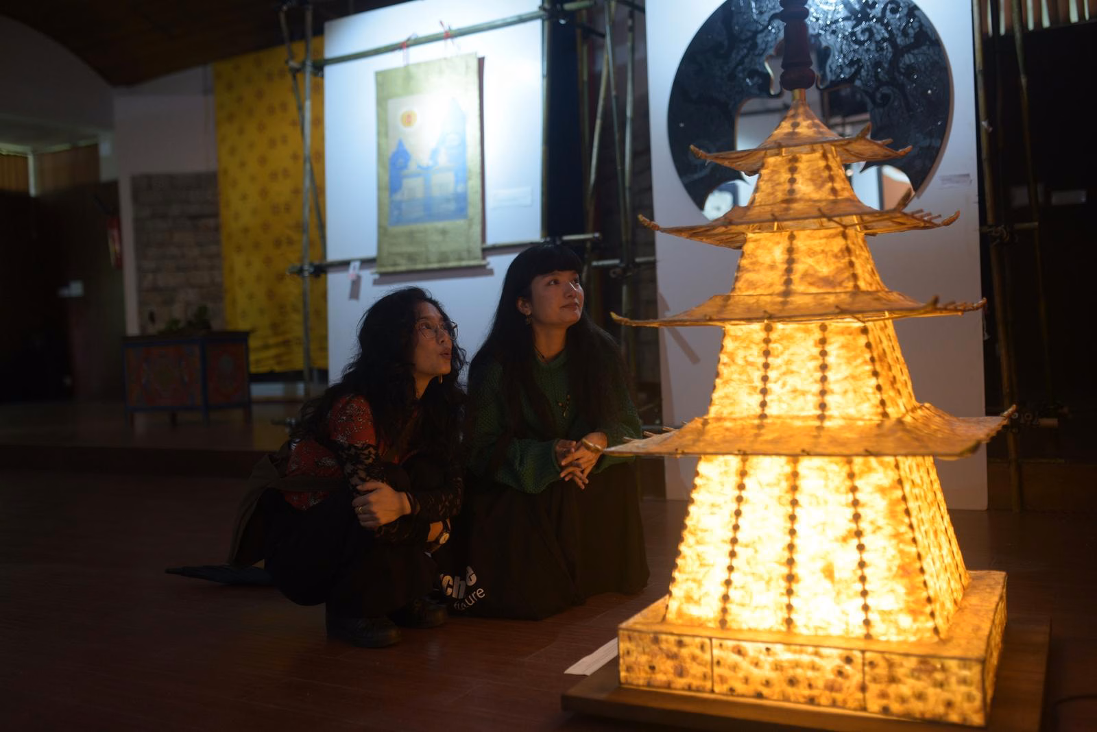 Artists engaging in cross-cultural dialogue