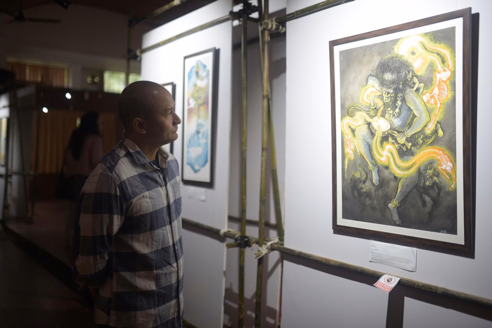 Artists' collaboration at Riwo Exhibition