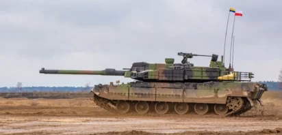 German military tank, symbolizing modern defense