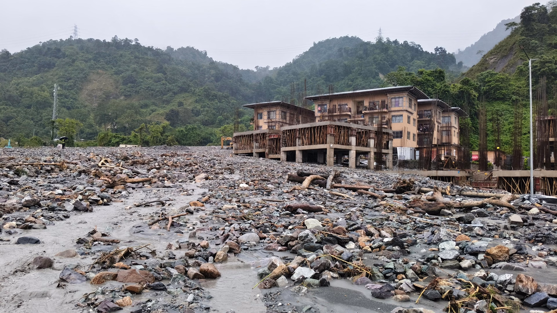 Flood-affected NHDCL colony
