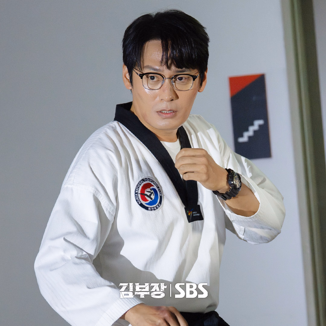 Choi Dae Hoon and Yoon Kyung Ho on Set