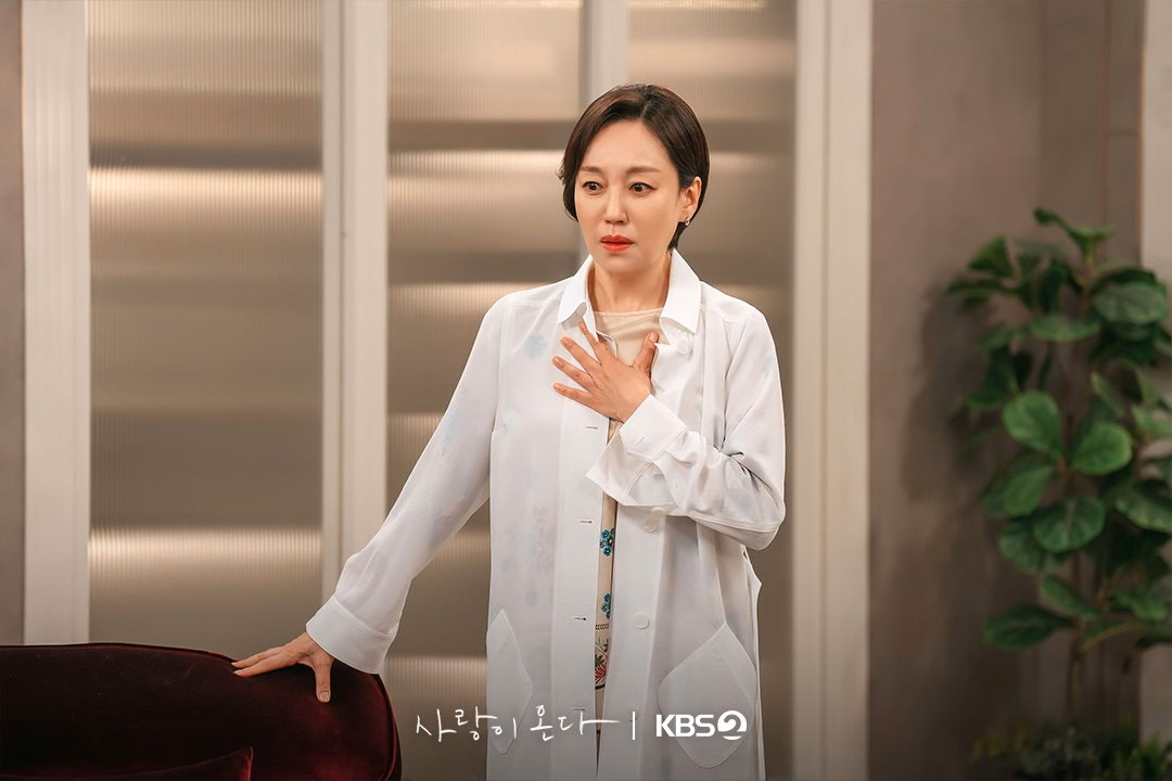 Jin Kyung as Hong Ok Sun confronting her son