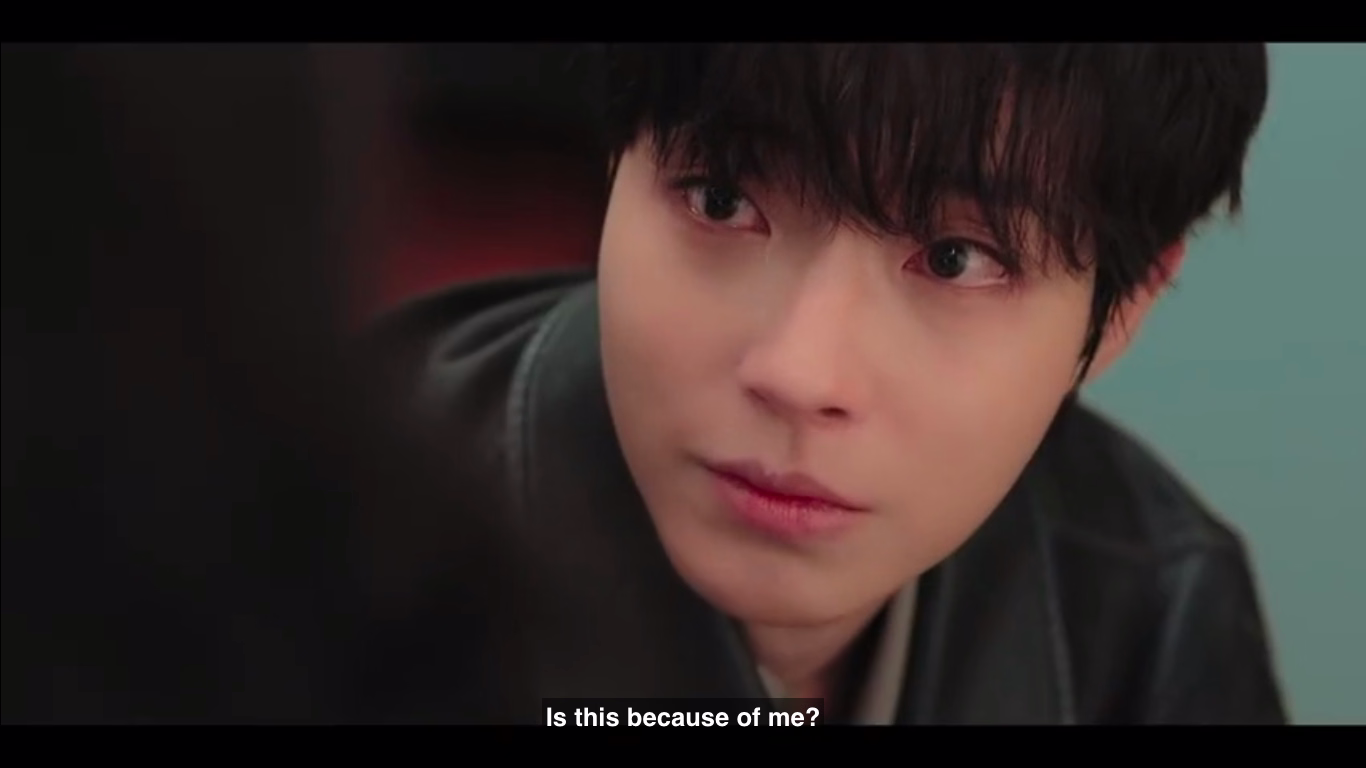Choi Sa Rang and Seo In Wook sharing a charged moment together