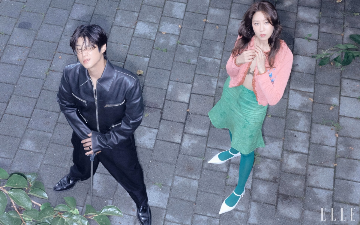 Jung Jun Won and Kong Hyo Jin in an intense scene from A Bona Fide Killer