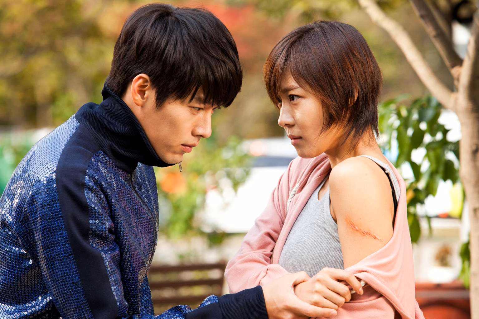 Hyun Bin in the iconic Secret Garden