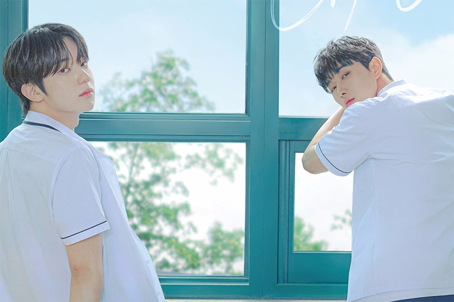 A Shoulder to Cry On promotional poster with two leads