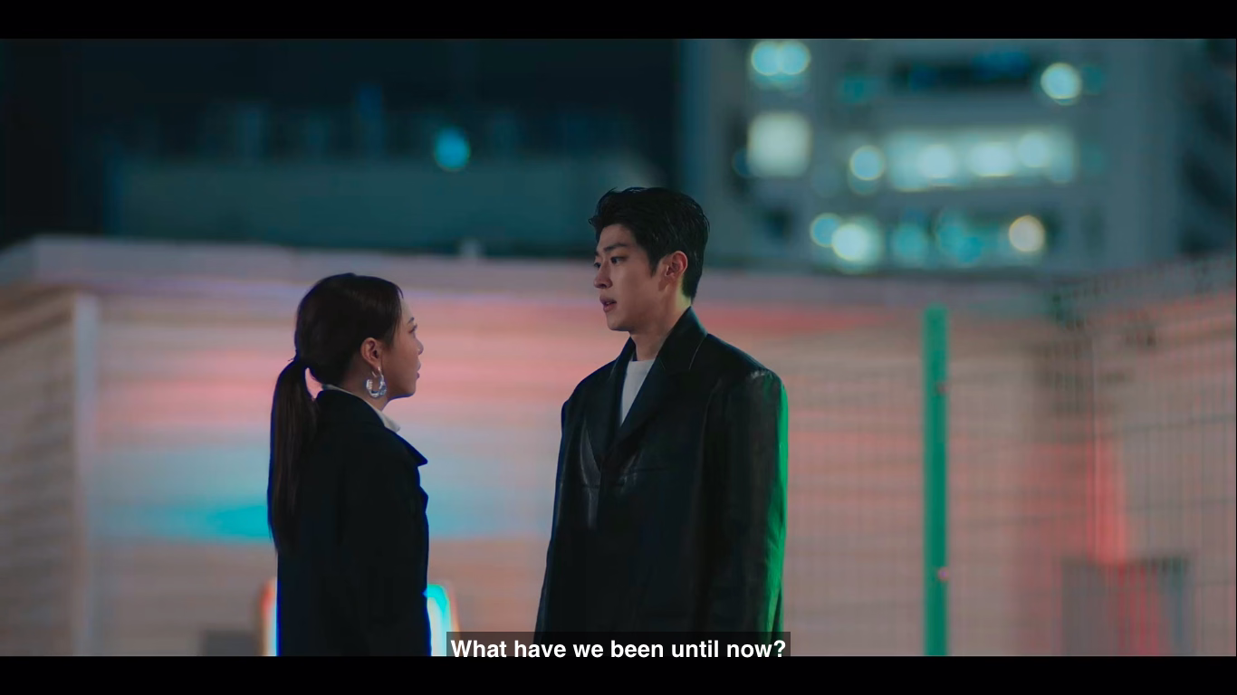 The conflicted moments between the main leads
