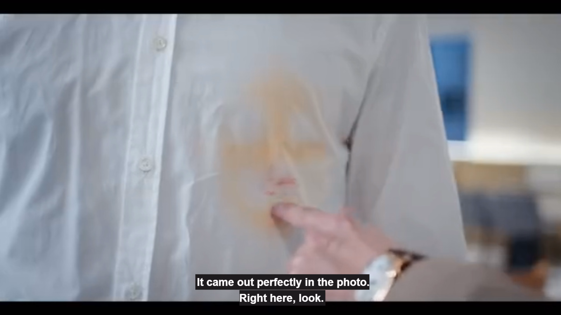 Emotional scene between characters