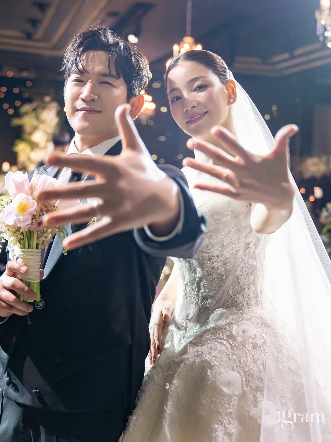 Lee Min Woo with Shinhwa members Jun Jin and Andy