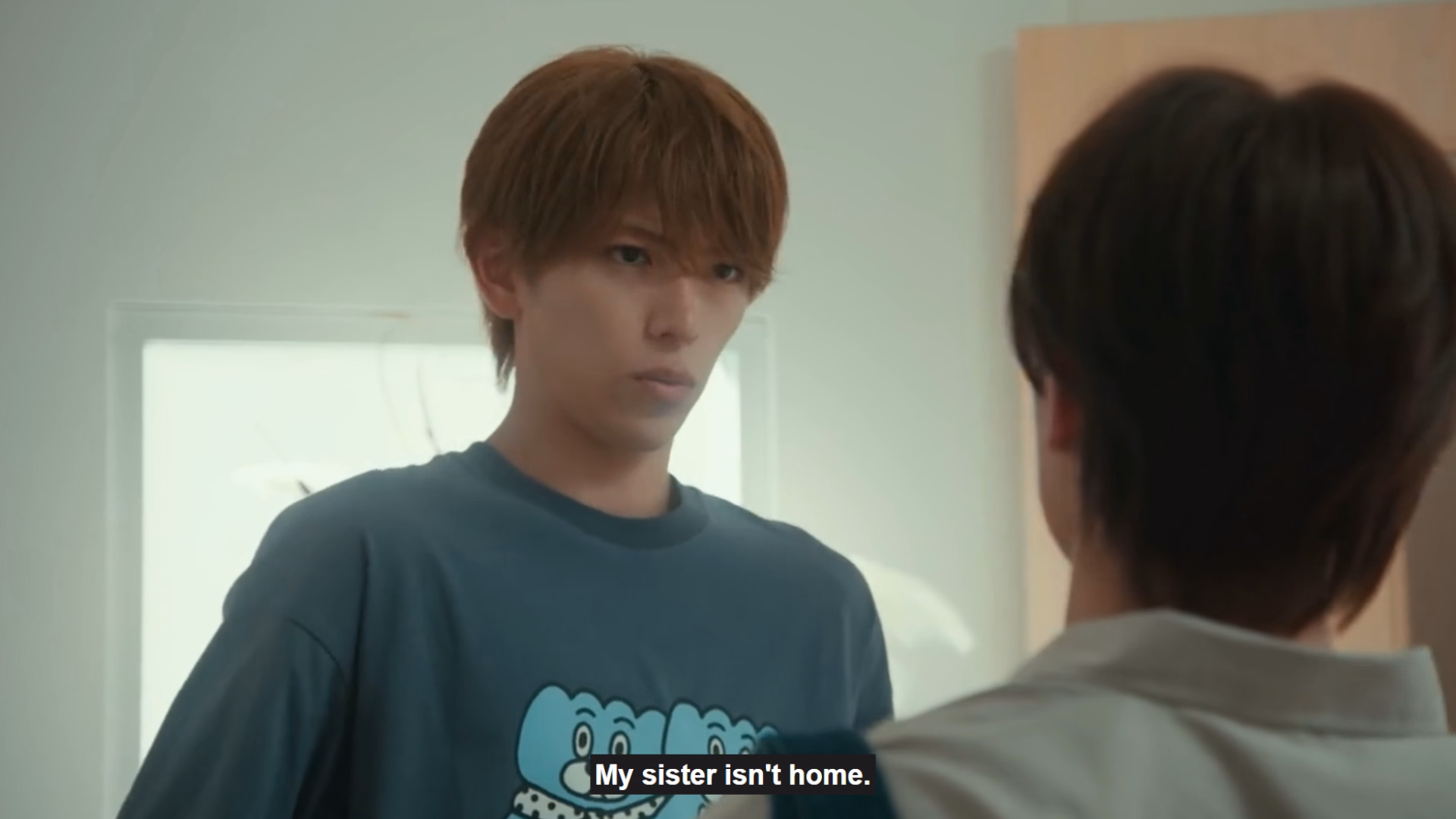 Natsuki and Souta share a tender moment during their tutoring sessions