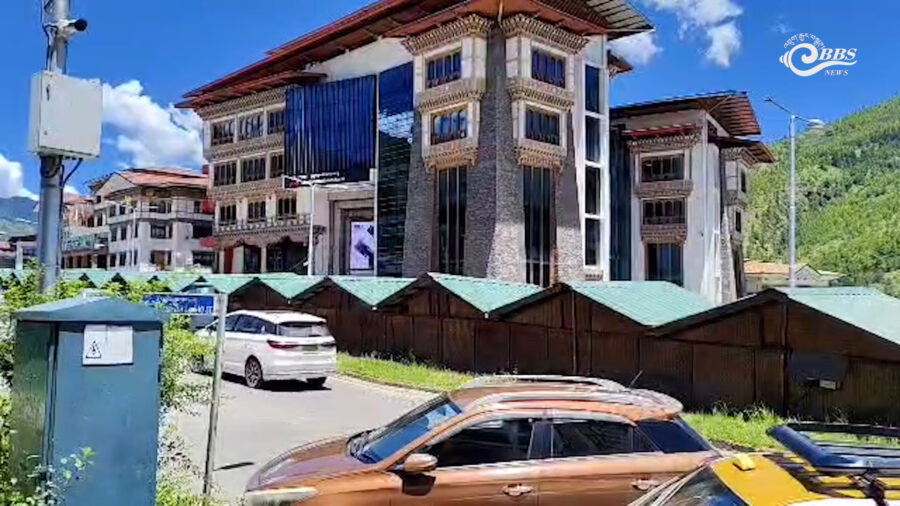 Bhutan National Bank building exterior showcasing financial institution infrastructure