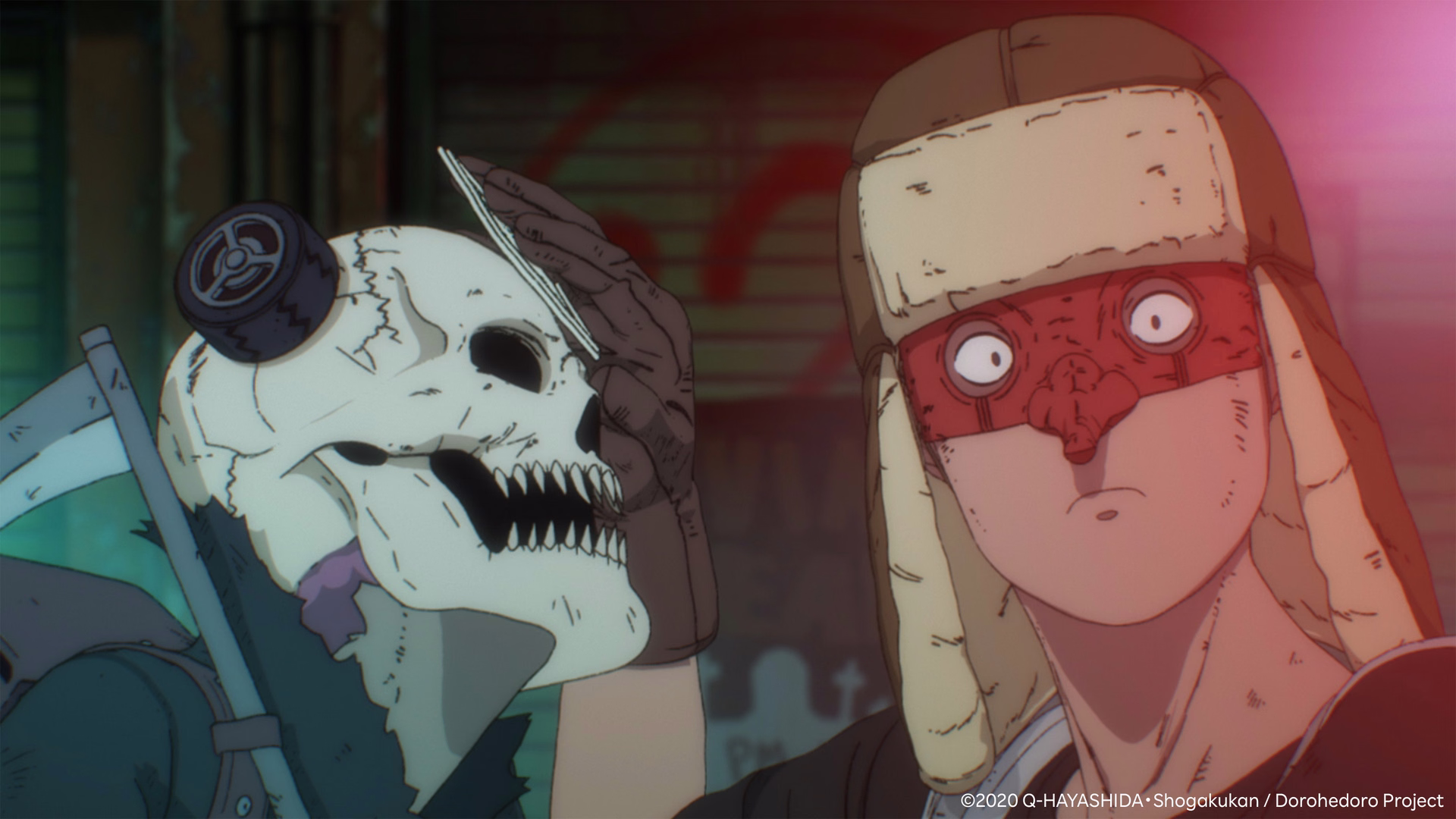 Dorohedoro anime with dark fantasy elements