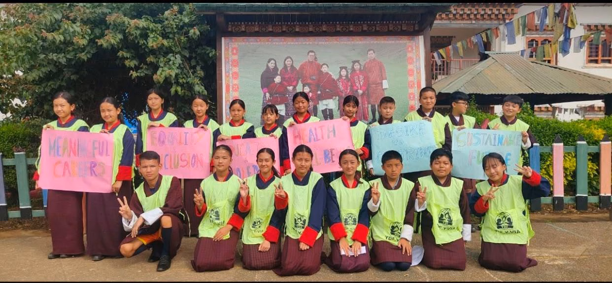 Students engaged in interactive workshops and youth development activities