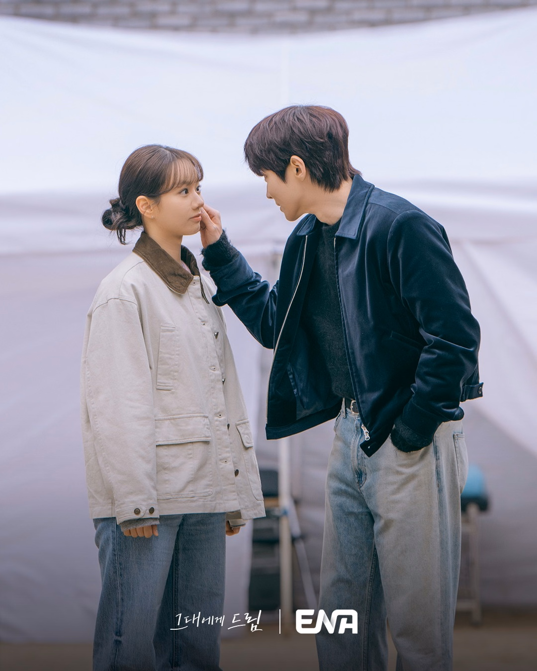 Tender moment capturing their emotional connection