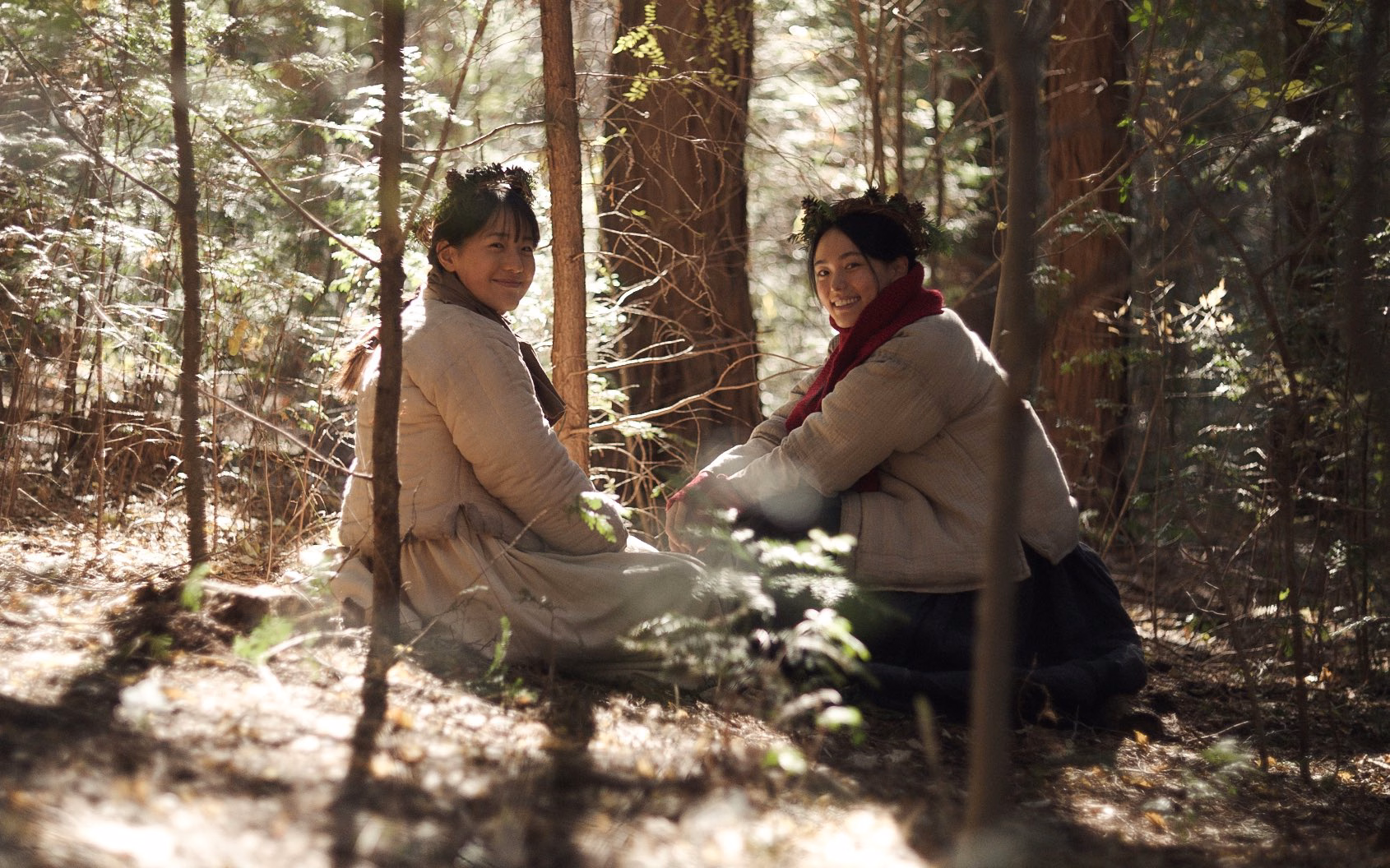 Intimate moment between characters in Still Radiant