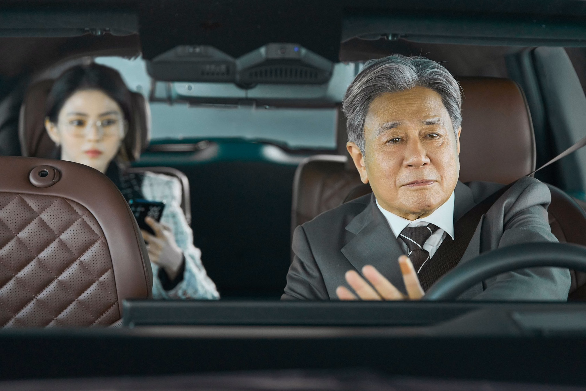 Sun Woo and Gi Ho sharing a moment in The Intern