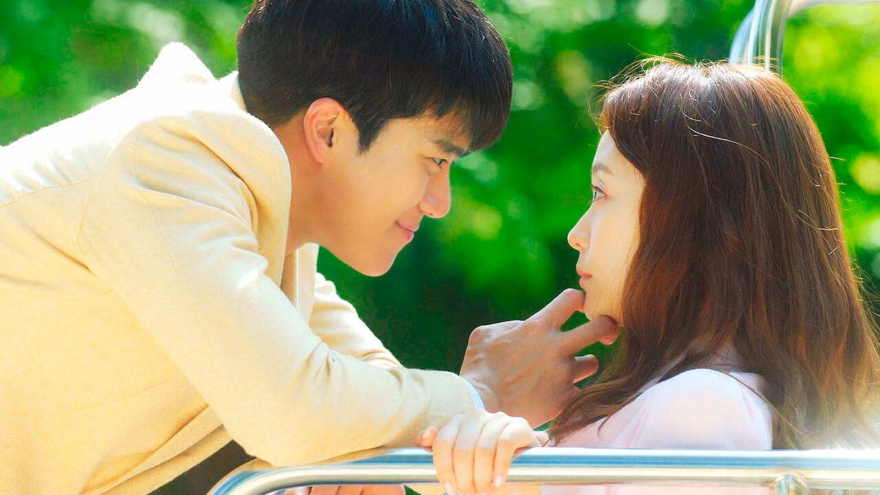 Ha Seok Jin and Jun So Min in an intimate moment from 1% of Something