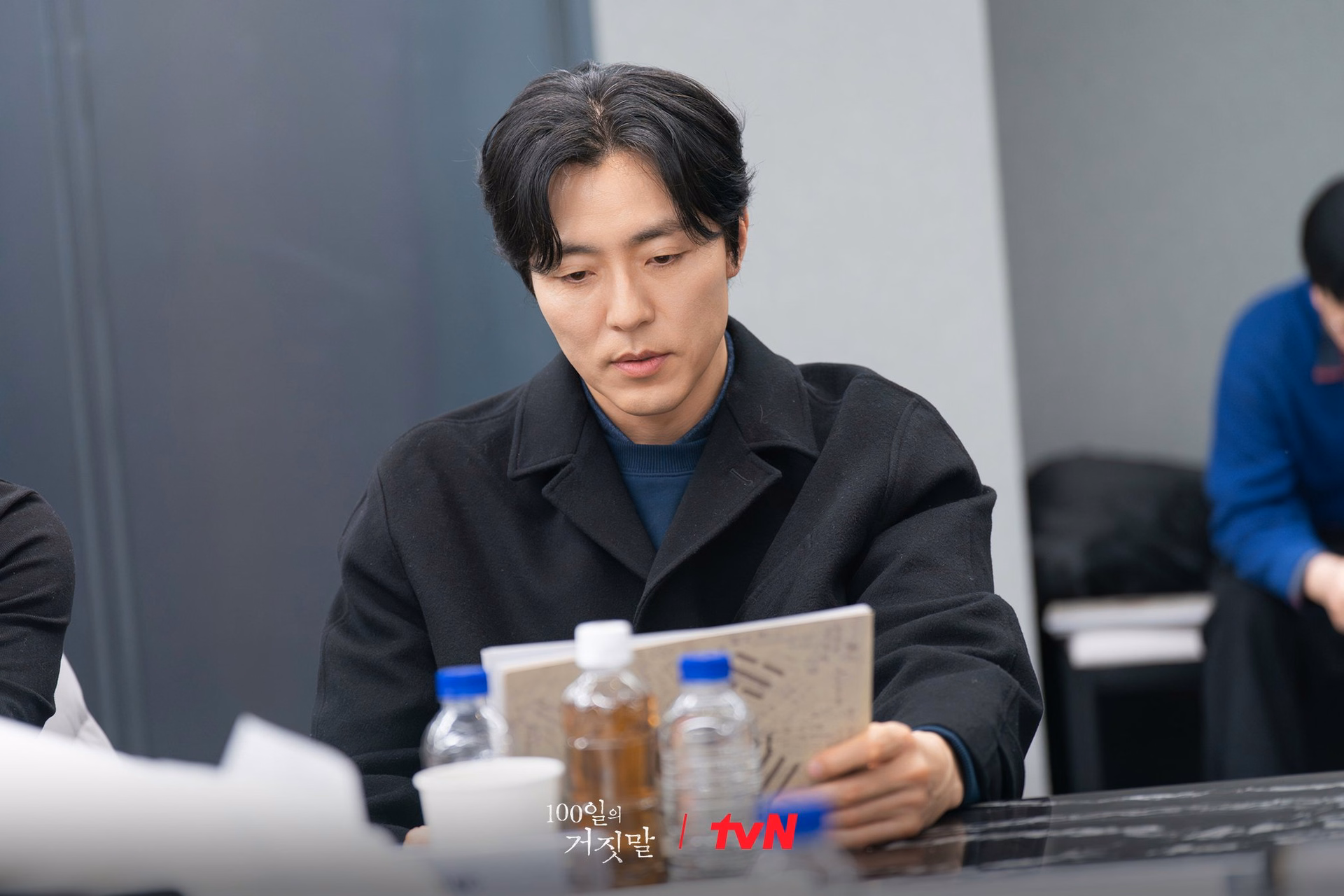 Cast members engaged during the 100 Days of Deception script reading event