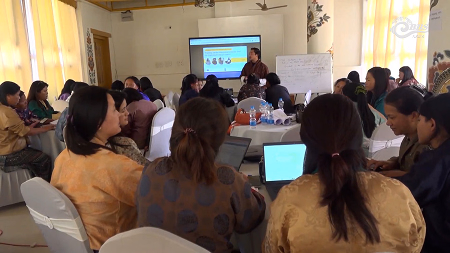 Women leaders training session in Bhutan