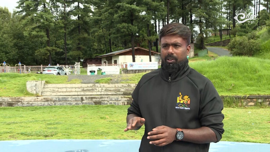 Head Coach Varun Krishnan K. overseeing training techniques and athlete development