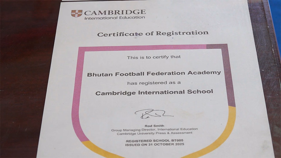 Students engaged in Cambridge examination preparation at BFF Academy