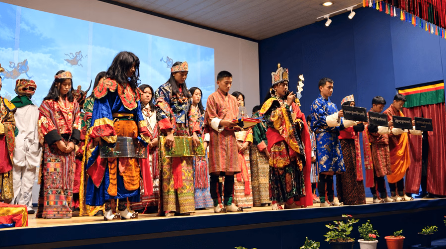 Traditional Bhutanese Ceremony on Stage