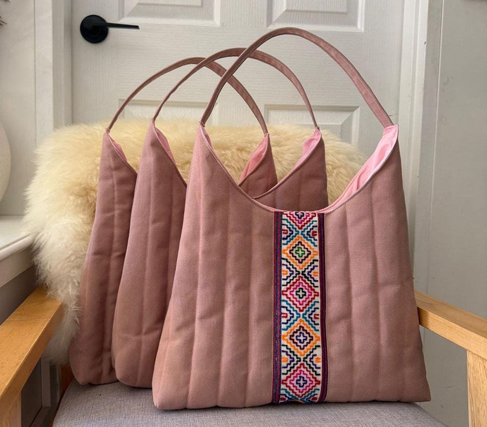 A detailed view of traditional fabric